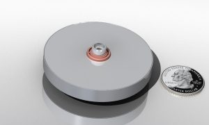 Rotary actuator module generates high torque and speed in a thin, small package