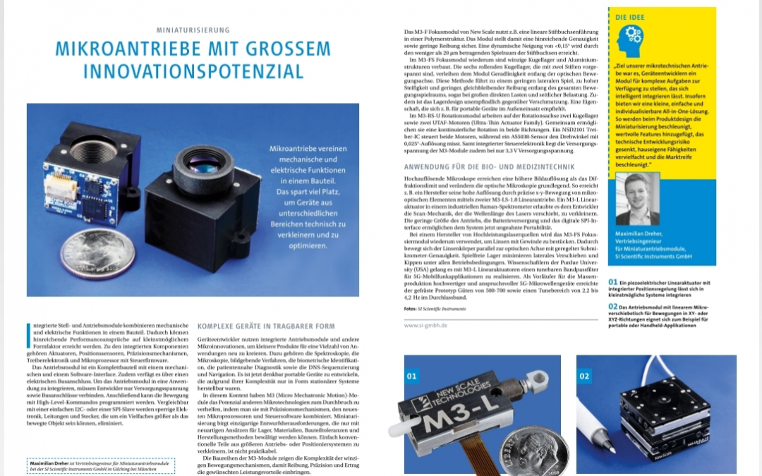 Mikroantriebe Mit Grossem Innovationspotenzial